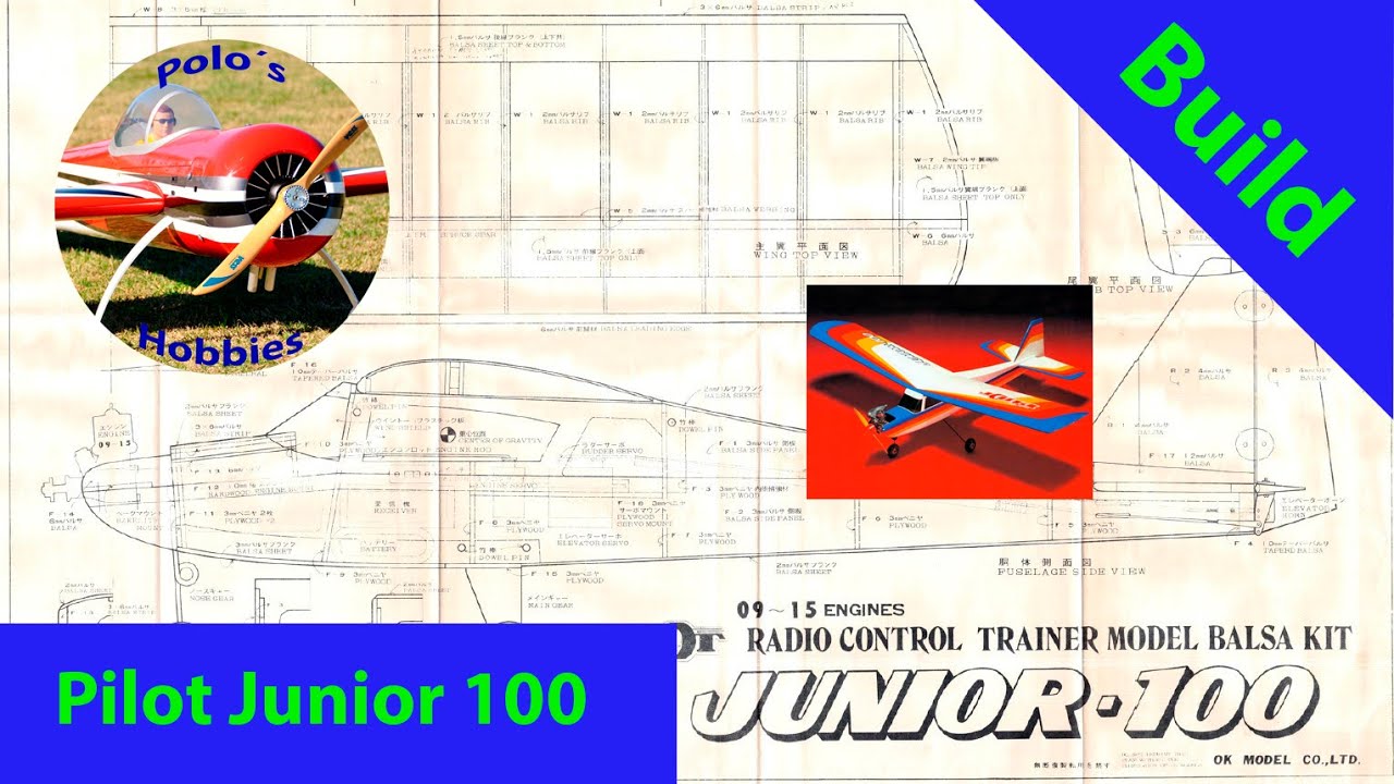 OK Model Pilot Junior 100 Build - Parte 1: Ala