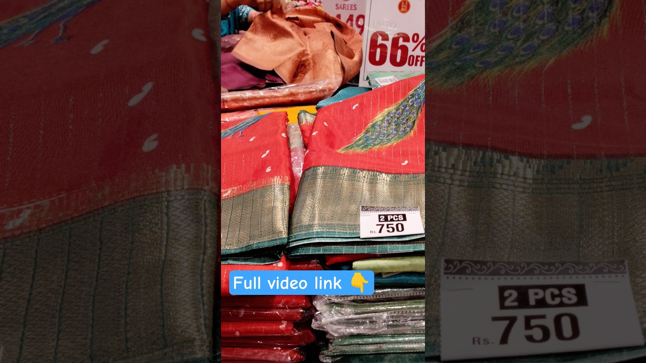 Chennai shopping mall latest offer sarees #offers #sarees #shorts
