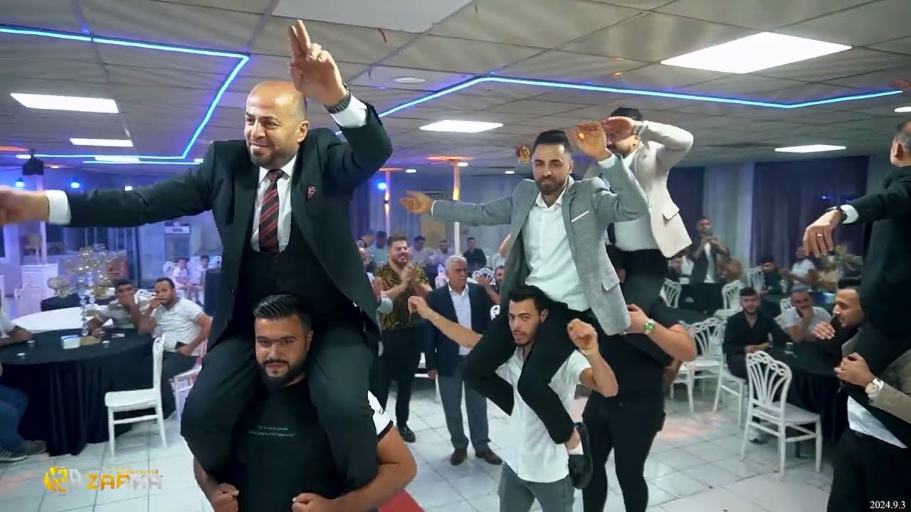 حفل زفاف فراس اعرج جزء(1)  الفنان زهير زرقة تصوير وأخراج شركة زرقة05360598230