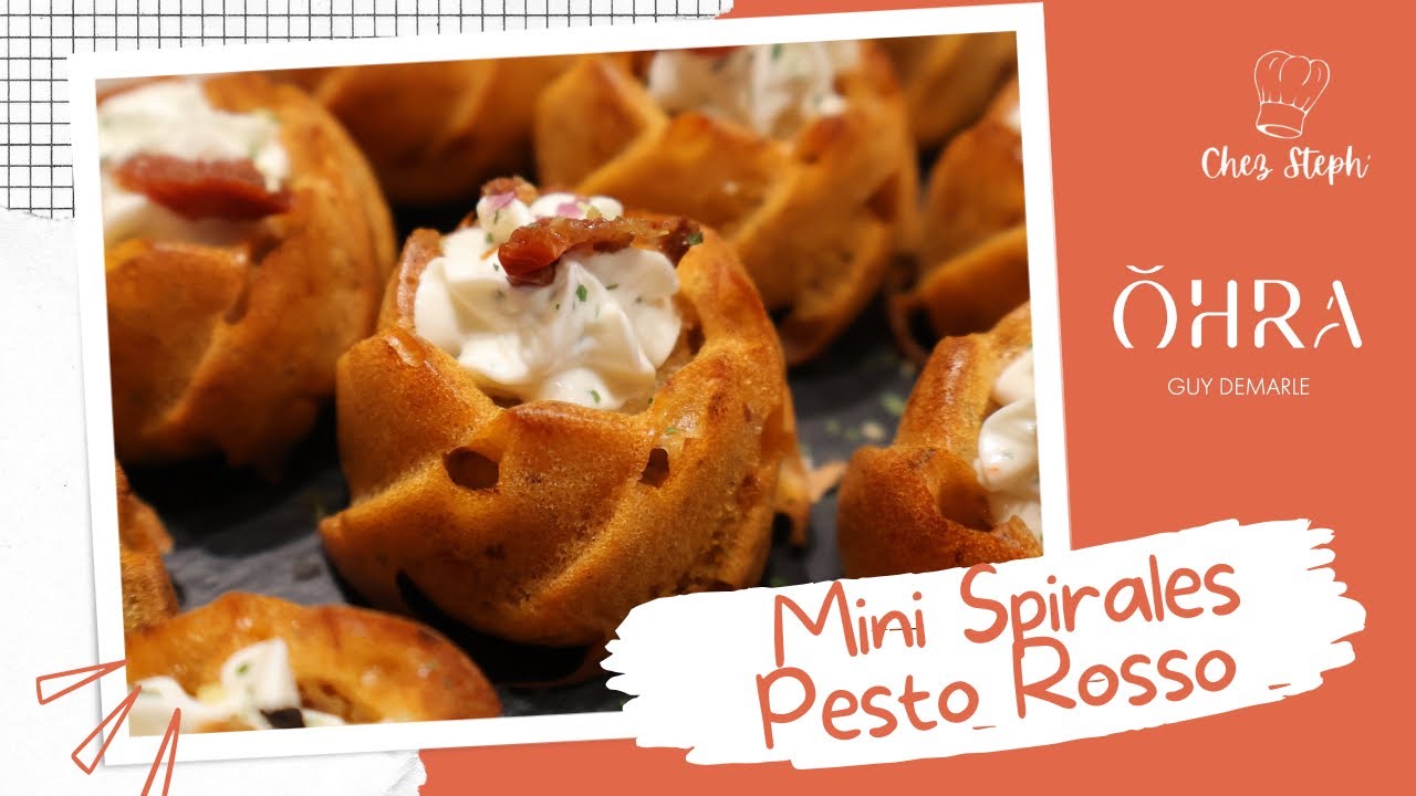 MINI SPIRALES PESTO ROSSO : l'atelier culinaire Guy Demarle