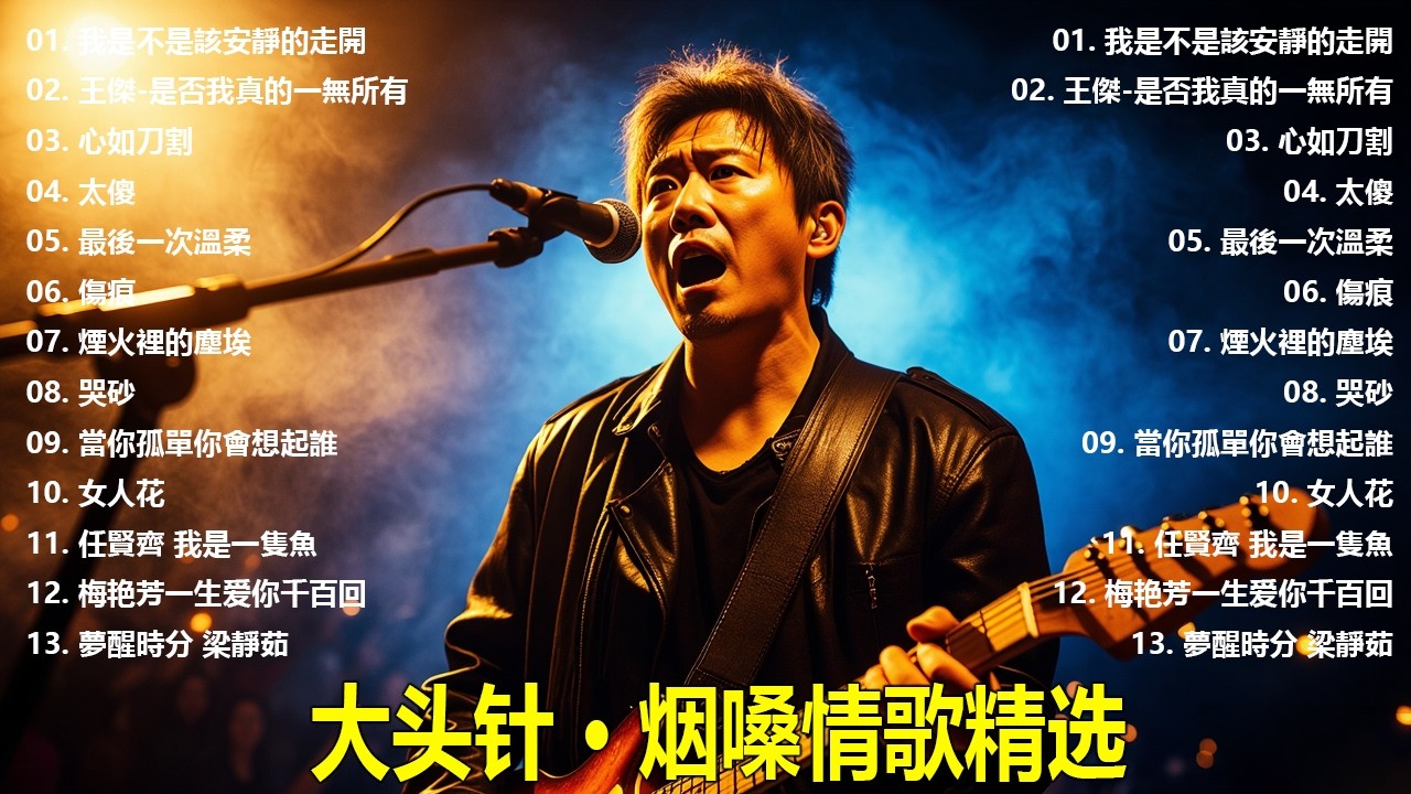 大頭針【大头针 · 烟嗓情歌精选】那些年我们听到心碎的歌🔥 翻唱合集#我是不是該安靜的走開#王傑-是否我真的一無所有#心如刀割#太傻#最後一次溫柔#傷痕#煙火裡的塵埃