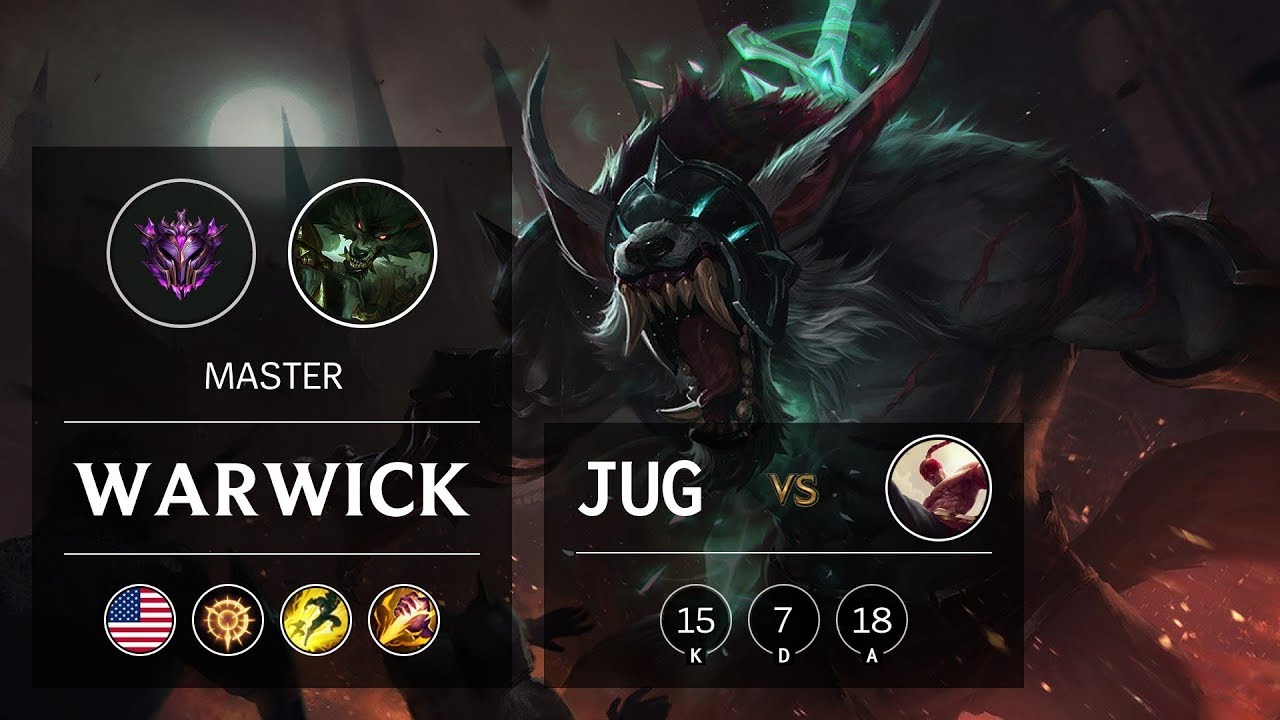 Warwick Jungle vs Lee Sin - NA Master Patch 10.1