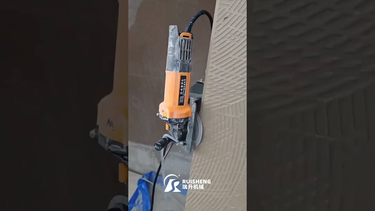 Portable rock slab tile chamfering cutting machine #stonemachine #stonecuttingmachine