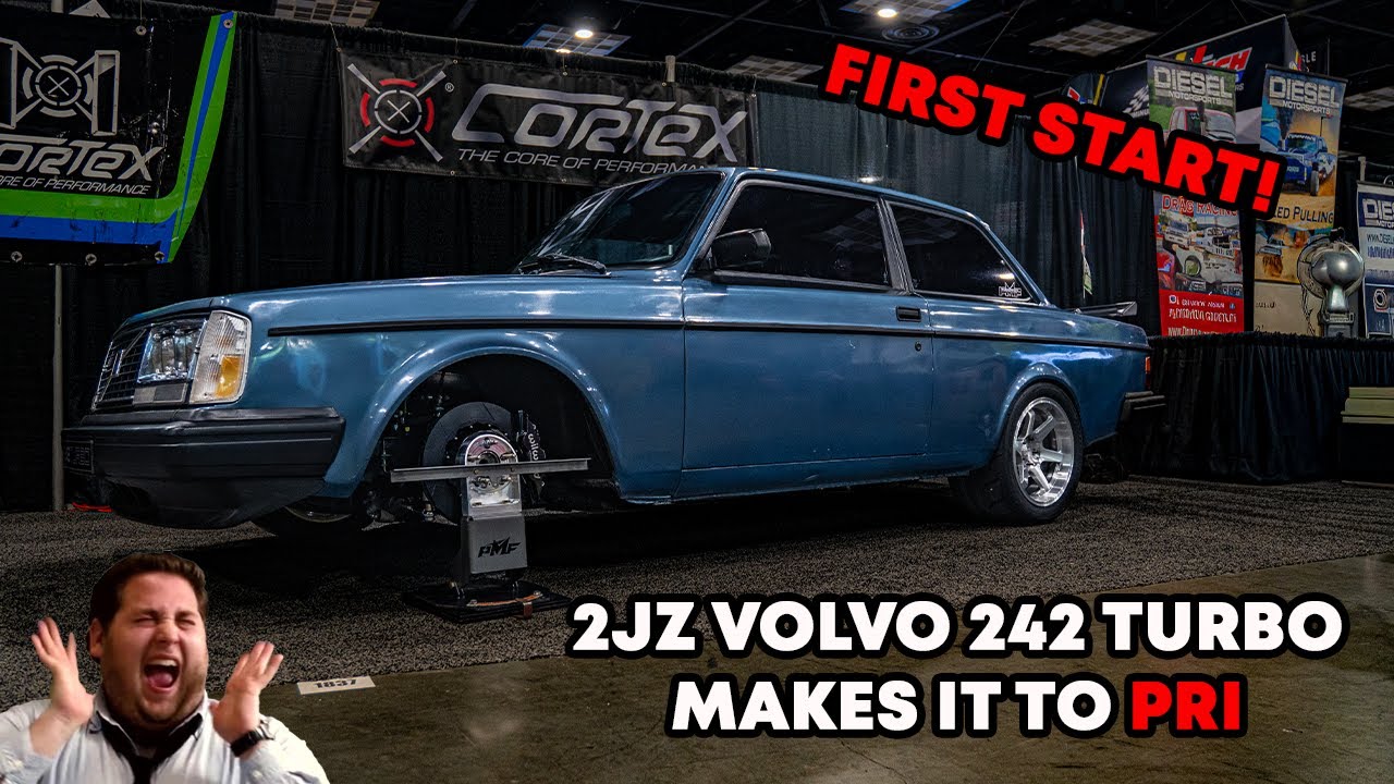 Volvo 242 2JZ SWAP: FIRST START! EP.12