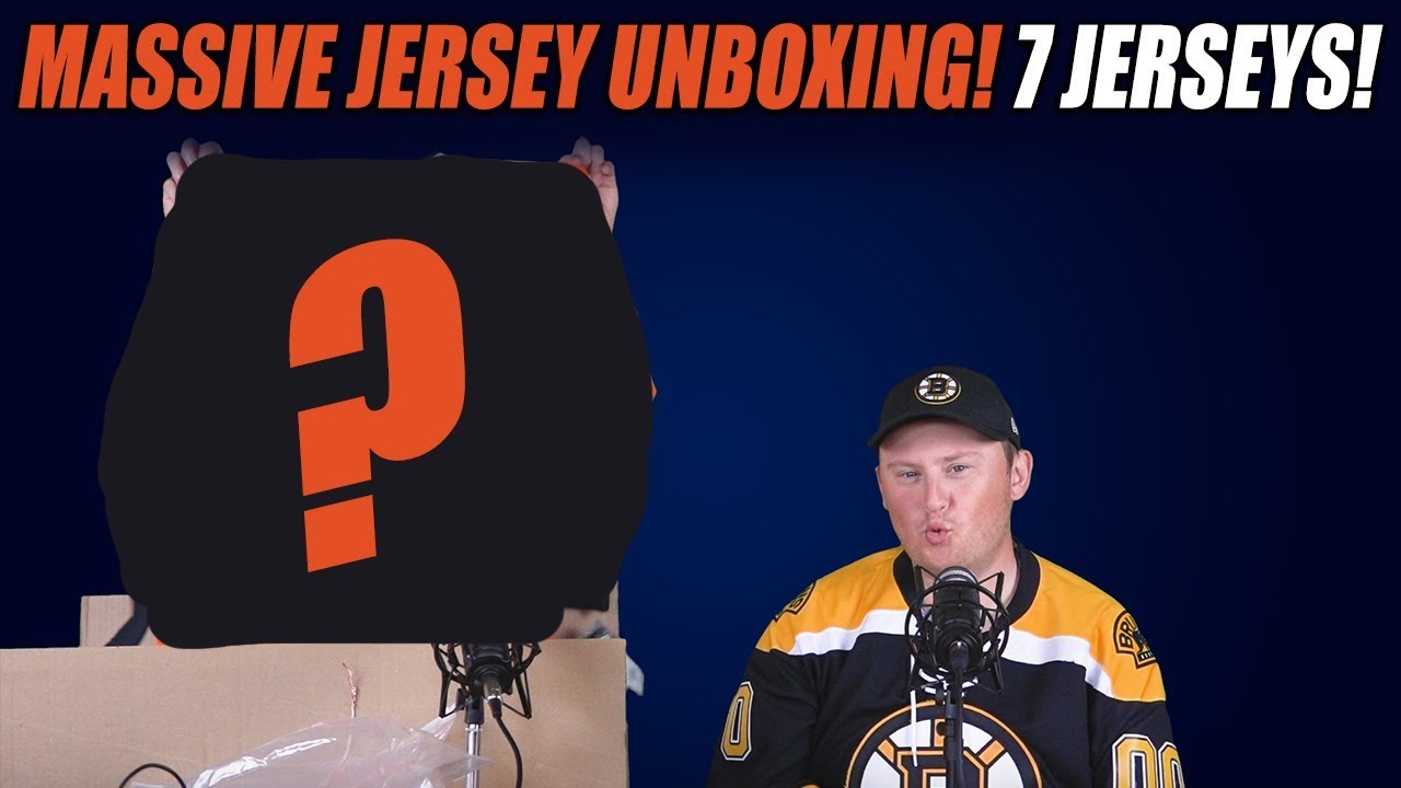 Massive NHL Jersey Unboxing! 7 Jerseys!