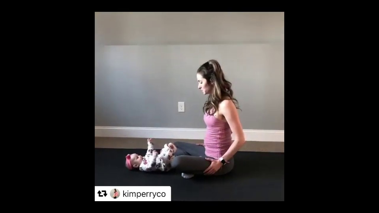 Diastasis Recti Healing Exercise - TVA Breathing and Kegel by @KimPerryco