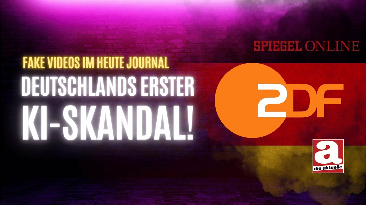 ZDF KI-Skandal: Fake-Video im Heute Journal! K&ouml;nnen wir jetzt wirklich gar nichts mehr glauben?