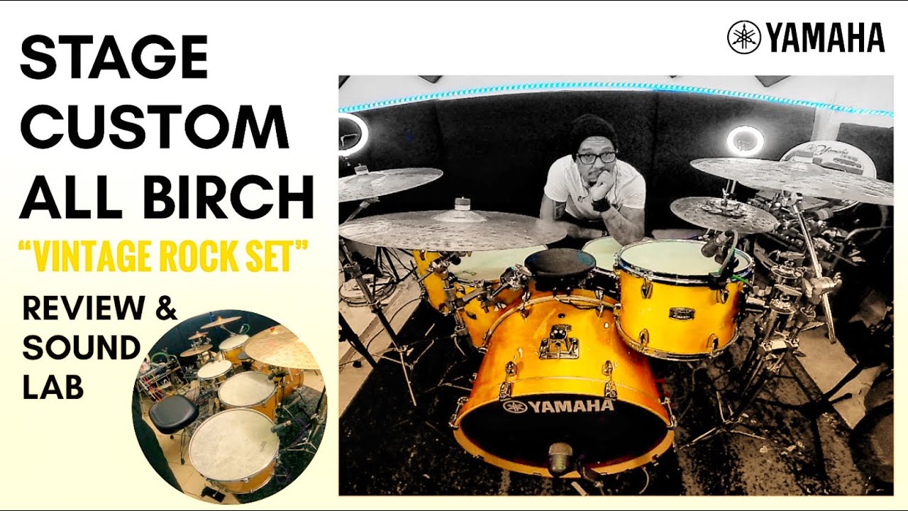STAGE CUSTOM BIRCH “VINTAGE ROCK SET” 24, 13, 16, 18/ REVIEW & SOUND TEST/ #jeangonzalezdrummer
