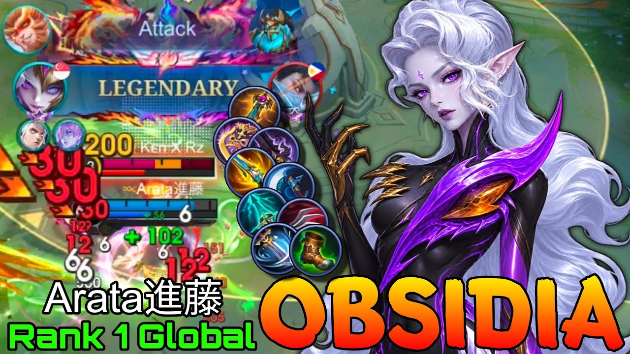 Legendary Obsidia Deadly Marksman - Top 1 Global Obsidia by Arata進藤 - Mobile Legends