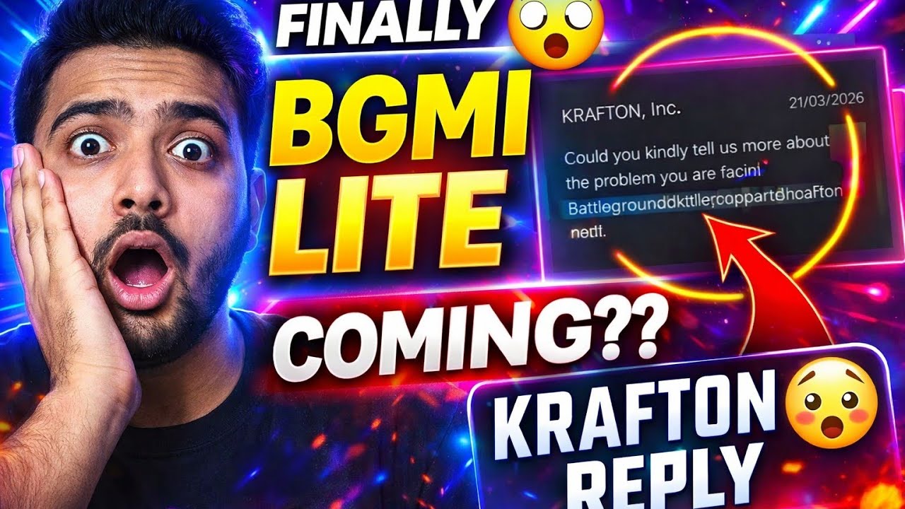 BGMI Lite India Launch CONFIRM? 😱 Krafton Reply Explained#pubglite #pubgmobile #bgmi #update #0.20.0