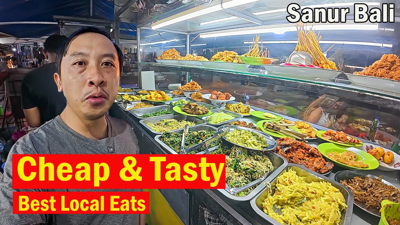 Cheap And Testy Bali Street Food..!!  I Always Want To Come Back Here..!! Sanur Night Market