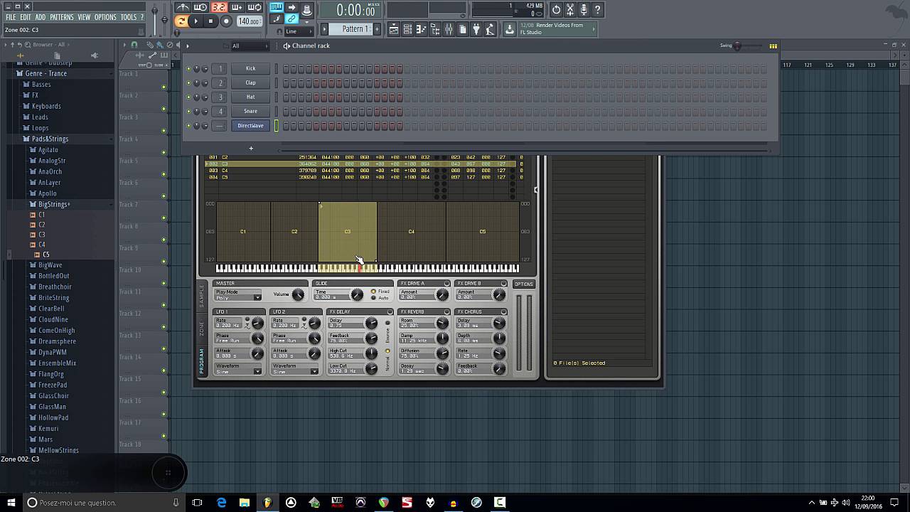 Tutoriel FL Studio 12 N° 3.2 : Créer un patch avec plusieurs samples dans le DirectWave