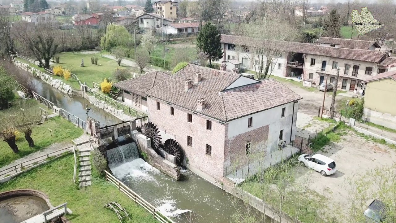 Mulino di Mora Bassa vista dal Drone