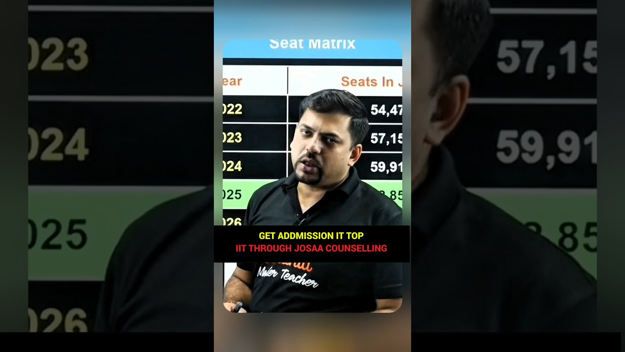 TOP IIT THROUGH JOSAA COUNSELLING 😲 #iit #iitbombay #iitdelhi #iitian #iitjee #jee2026 #VED