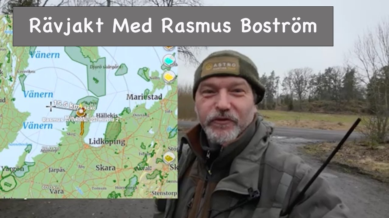 Rävjakt med jaktgymnasiet på Kållandsö med Rasmus Boström