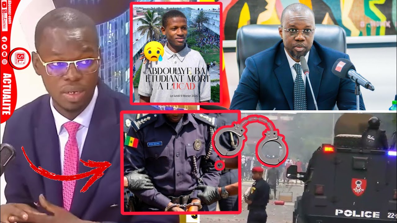 @ffrontements étudiants-FDS...les policiers identifiés & arrêtés? Sonko réagit Juriste Diouf balance