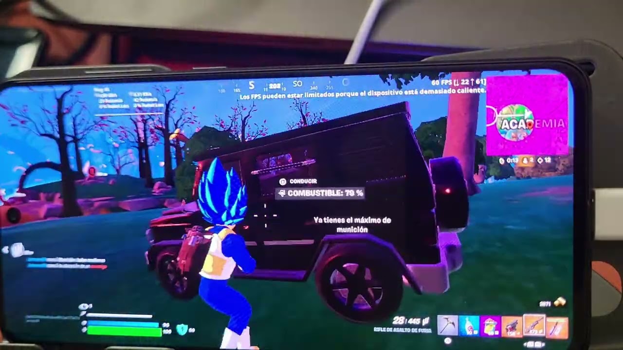 Fortnite mobile on samsung s21 fe 