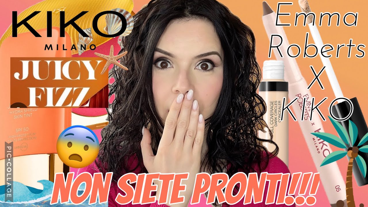 KIKO JUICY FIZZ ☀️ & EMMA ROBERTS!! PROVIAMO LE DUE COLLEZIONI NUOVE!! 🍉🐟🏖️