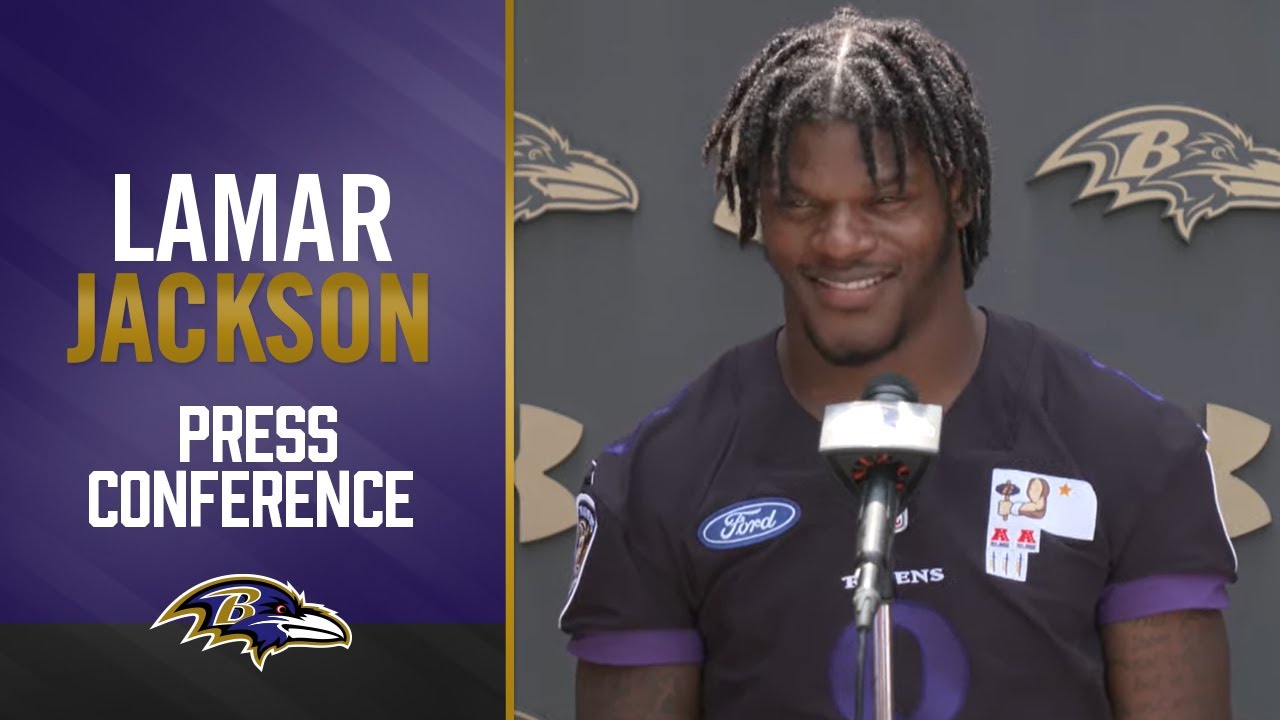 Lamar Jackson Talks OTAs, Training and Contract  | Baltimore Ravens