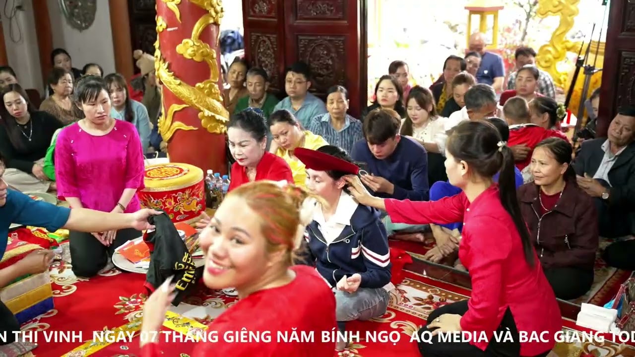 HẦU KHAI XUÂN ĐỀN BÀ CẢ THỤC XÃ NHÃ NAM- BẮC NINH ĐỒNG THẦY TRẦN THỊ VINH
