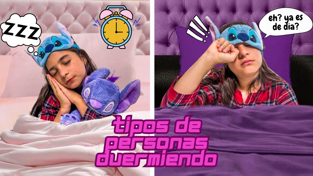 Tipos de personas durmiendo 😴 💤