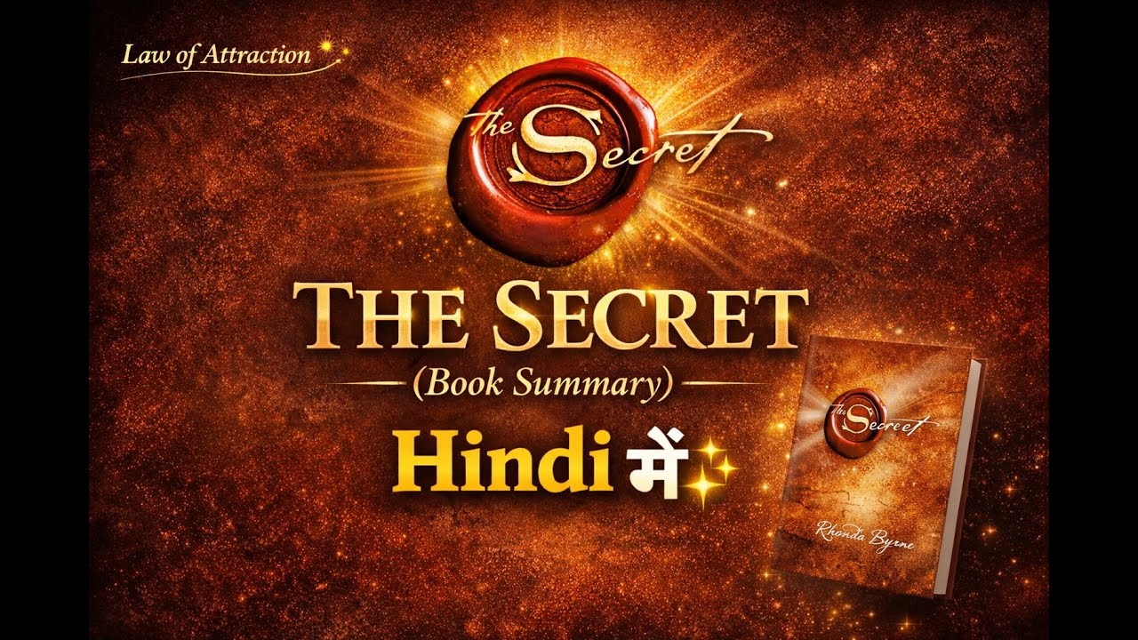 ✨ The Secret Rhonda Byrne Book Summary Hindi 📘  | वो रहस्य जो आपकी सोच बदल दे |  🔮🧠