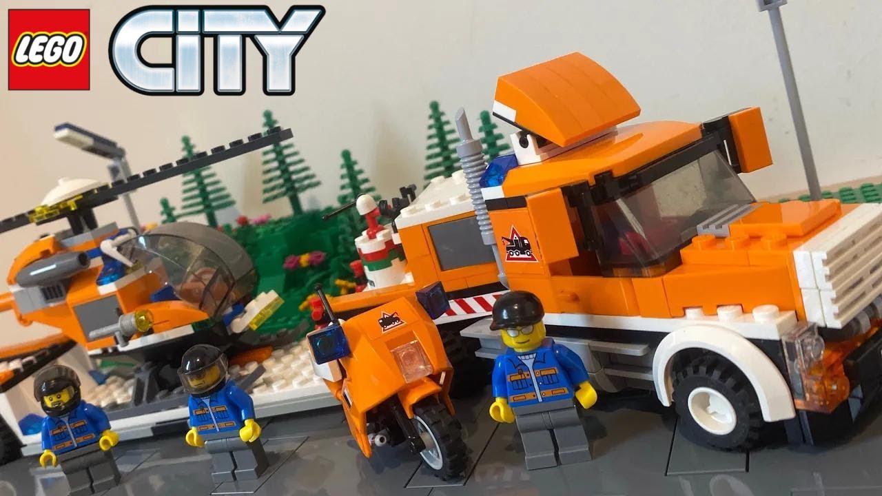 Lego City Helicopter Transporter 7686 Speed Build