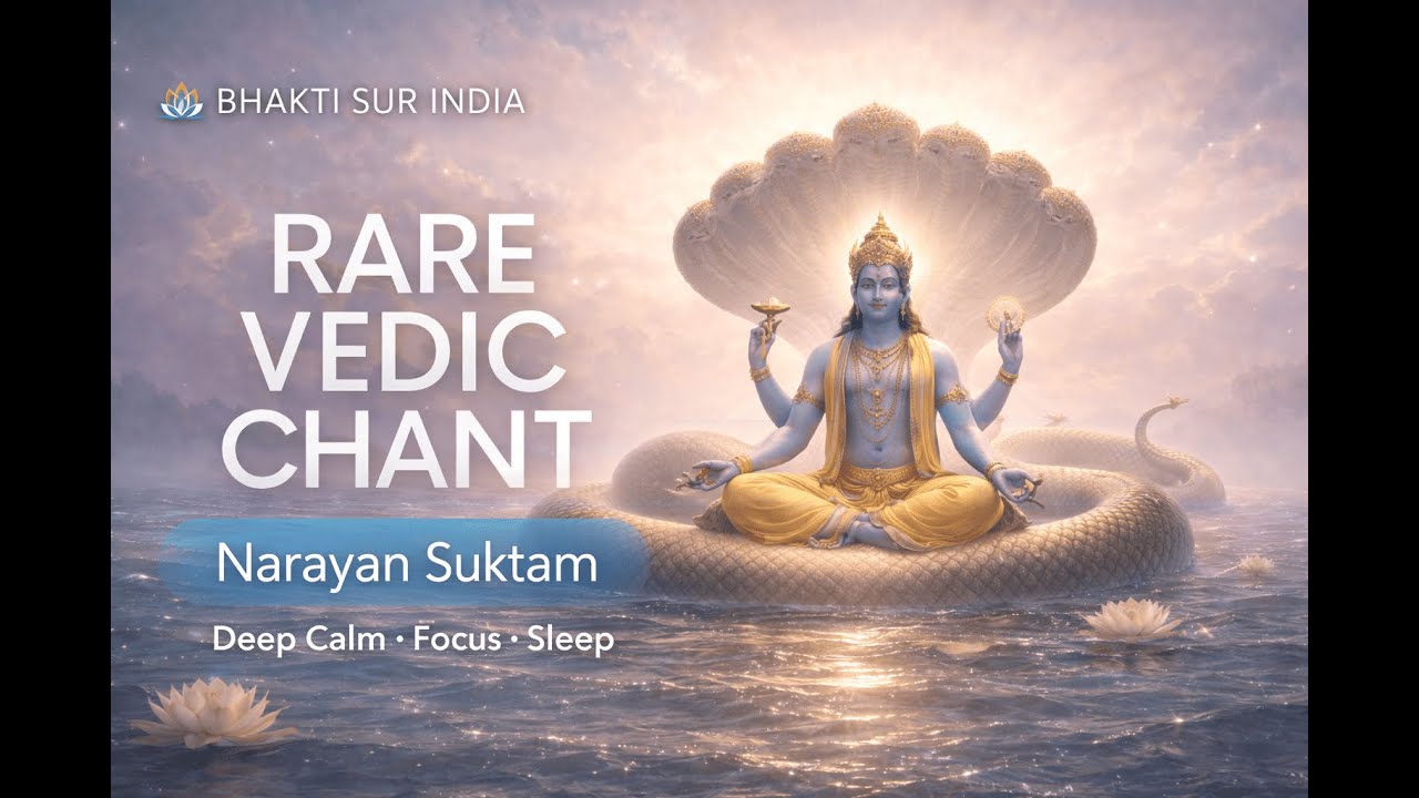 RARE VEDIC CHANT | Narayan Suktam | Deep Calm • Focus • Sleep