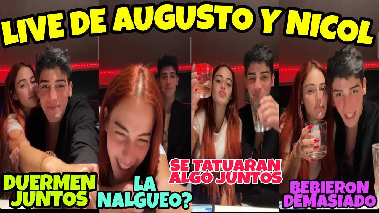 AUGUSTO GIMENEZ Y NICOL PASAN 😍❤🔥LA NOCHE JUNTOS, AUGUSTO LA NALGUEO🍑, SE HARAN UN TATUAJE JUNTOS,
