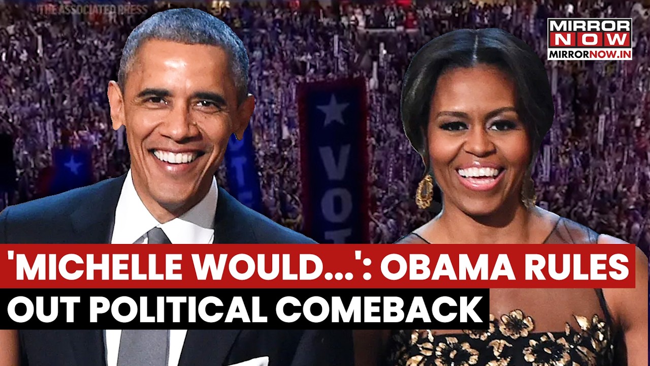 Barack Obama Rules Out Political Comeback, Says 'Michelle Would Divorce...' | Watch | US News