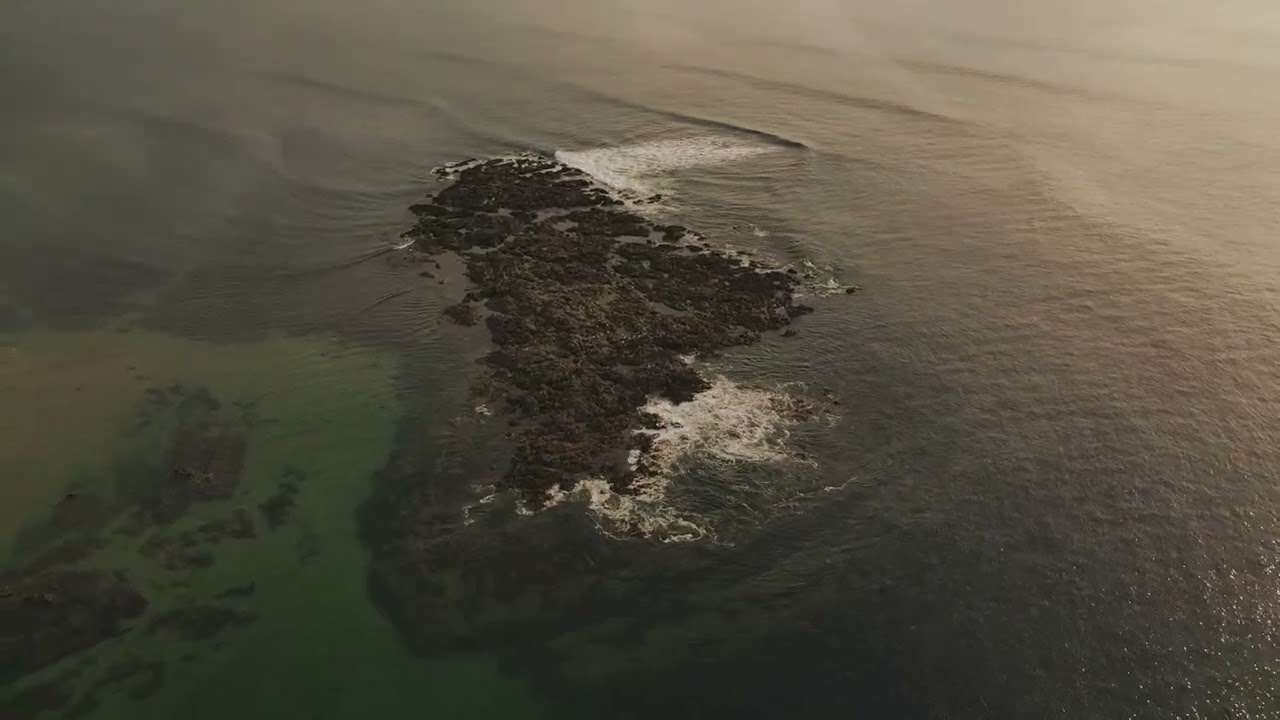 Ballybunion County Kerry Ireland, beaches and cliffs from drone