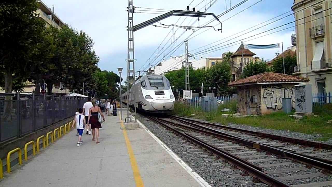 High Speed Spanish Talgo S-130 train.