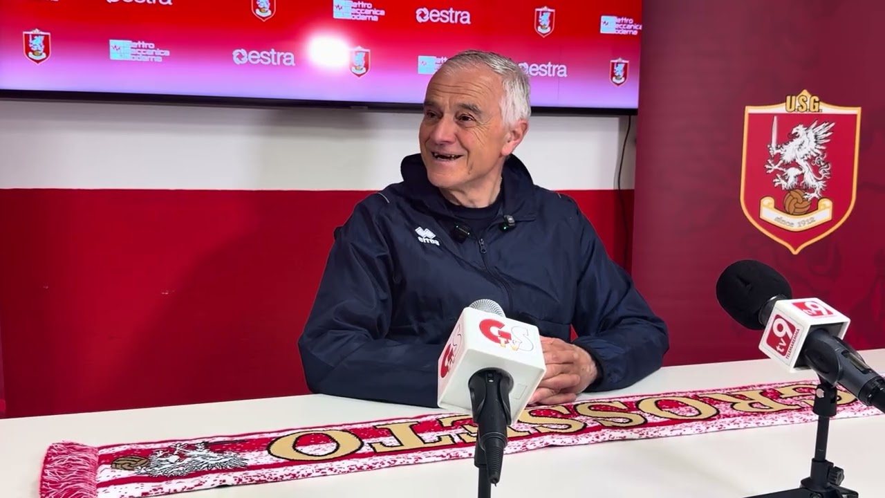 Gs tv - il tecnico Paolo Indiani dopo Us Grosseto- Scandicci 1-1