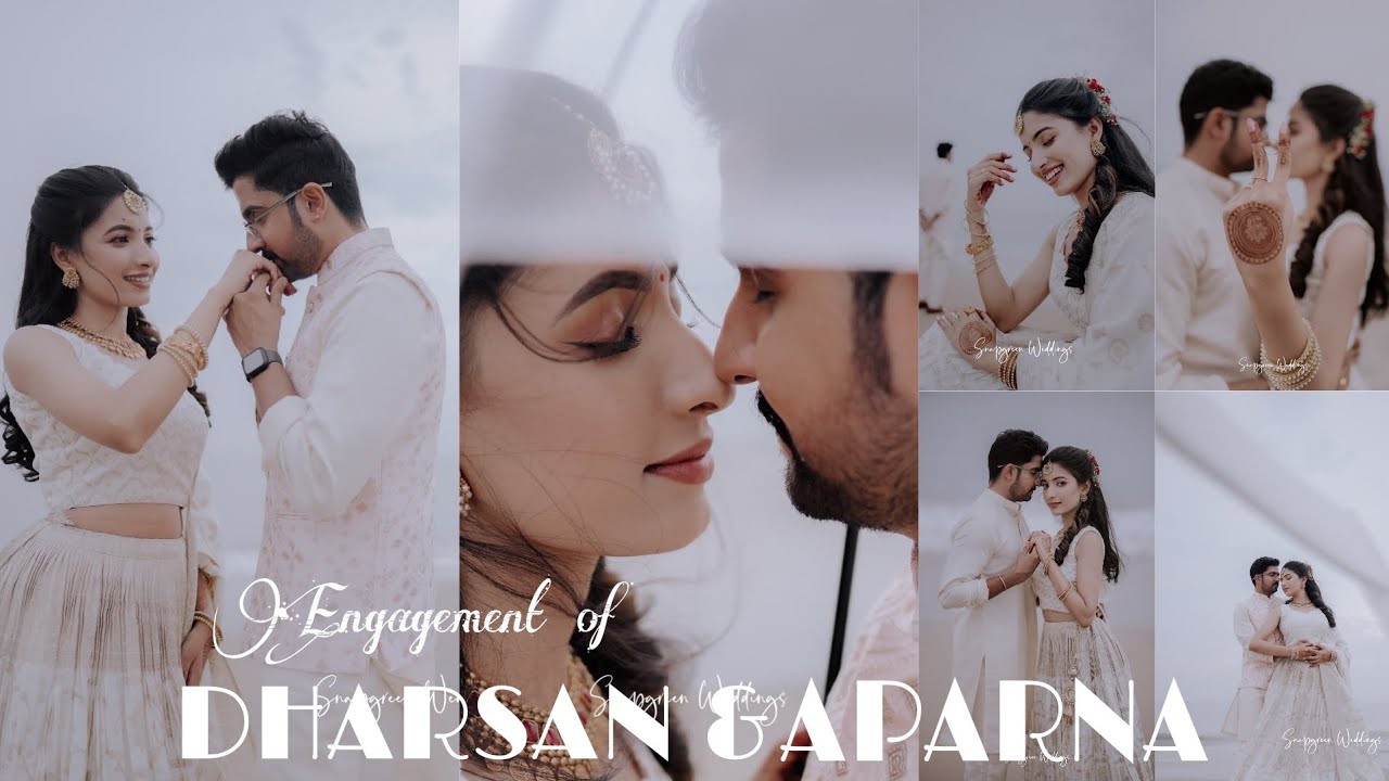 BEST ENGAGEMENT HIGHLIGHTS 💍 | APARNA & DHARSAN | KERALA HINDU ENGAGEMENT HIGHLIGHTS #engagement