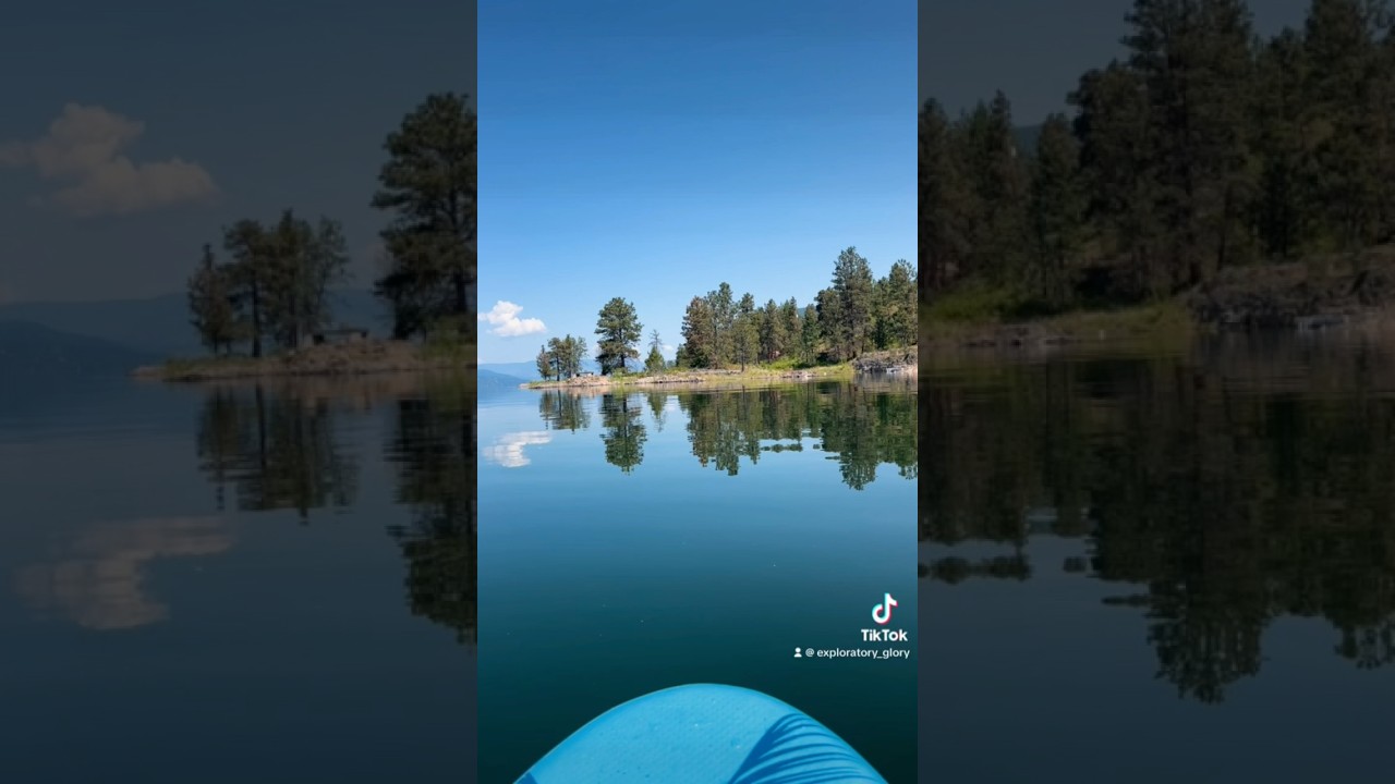 Paddle Boarding on Okanagan Lake from Whiskey Cove to Grant Island 🇨🇦 #okanagan #britishcolumbia
