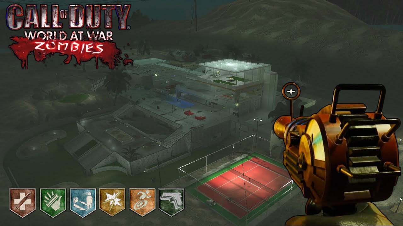 ESTATE OF THE DEAD CUSTOM ZOMBIES MANSIÓN DE GTA CON EASTER EGG | WORLD AT WAR ZOMBIES