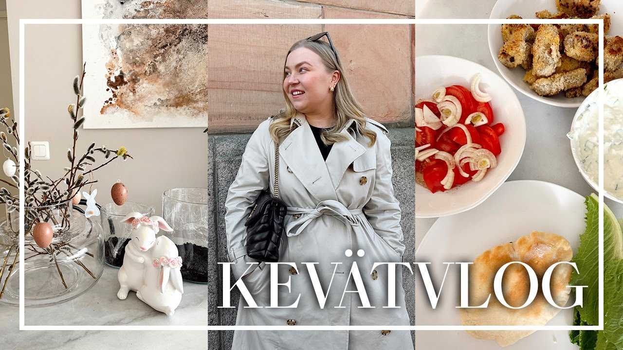 KEVÄTVAATEKAAPIN JÄRJESTELYÄ, HUONOJA UUTISIA, PÄÄSIÄISJUTTUJA & AAMUN IHONHOITO | Katri Konderla