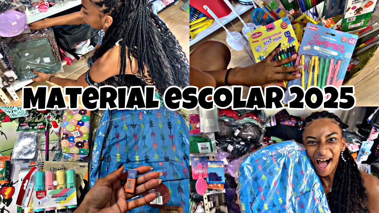 COMPRANDO MEU MATERIAL ESCOLA 2025!!