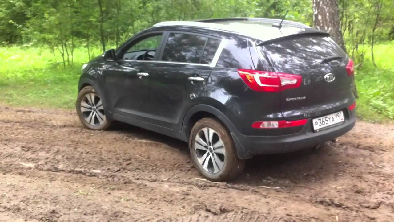Kia Sportage 2.0 CRDi (заезд в Домодедовский лес)