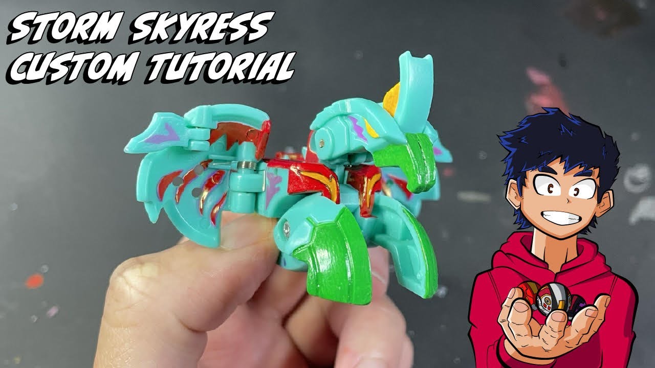 Storm Skyress Anime Colors - Custom Bakugan Tutorial