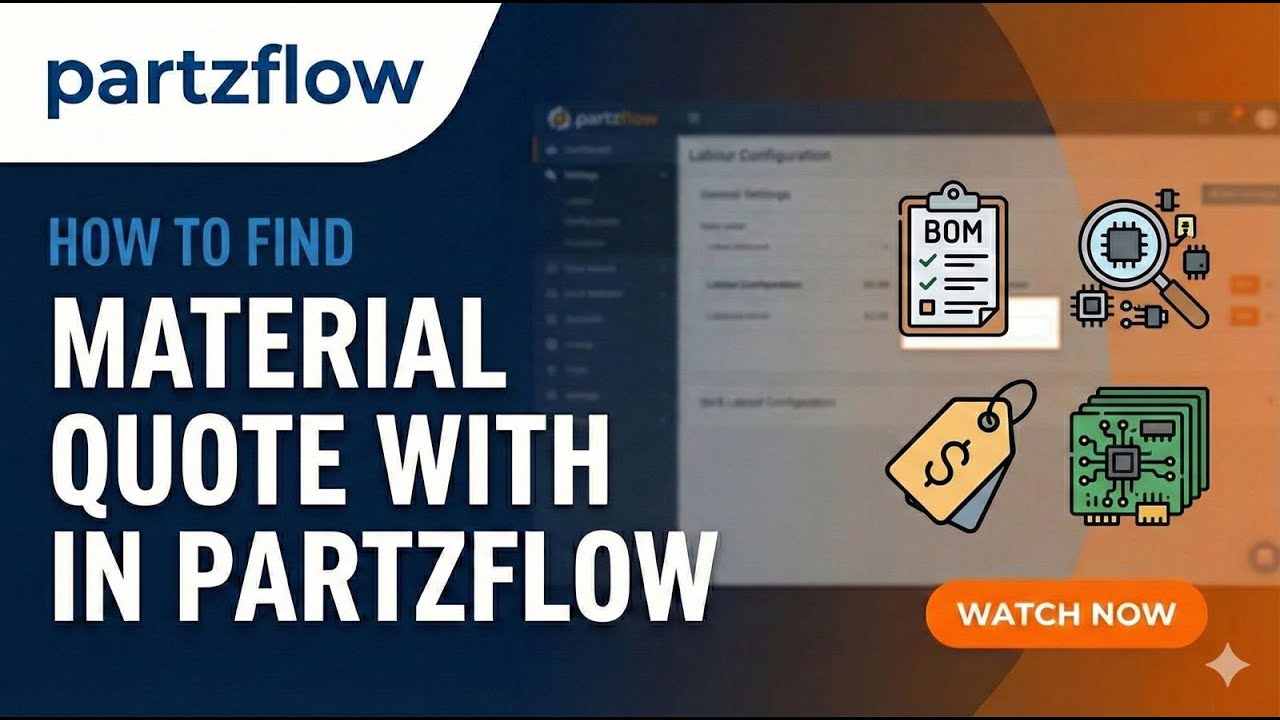 How to Generate a Material Quotation in PartzFlow