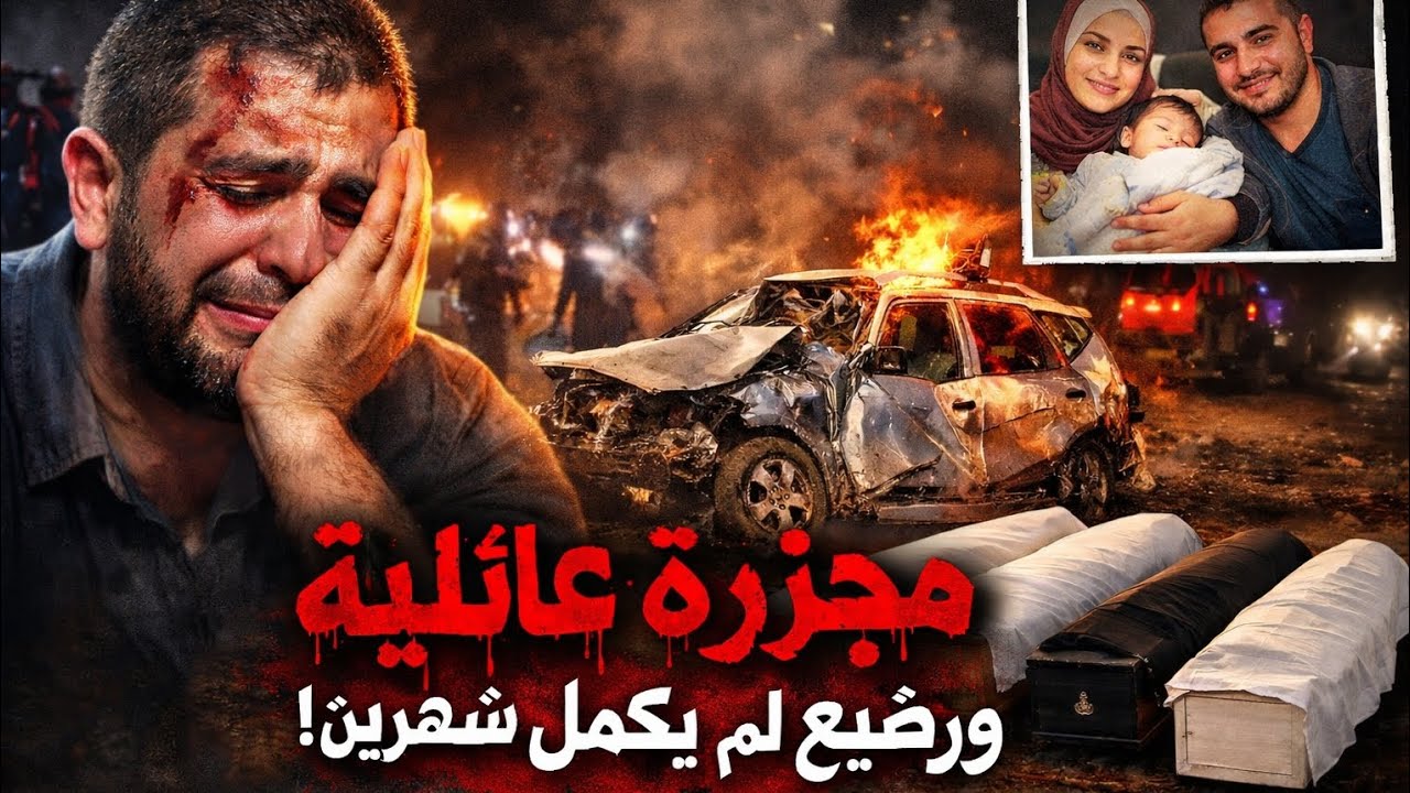لحظة غضب في الطريق… انتهت بمجزرة عائلية ورَضيع لم يُكمل شهرين