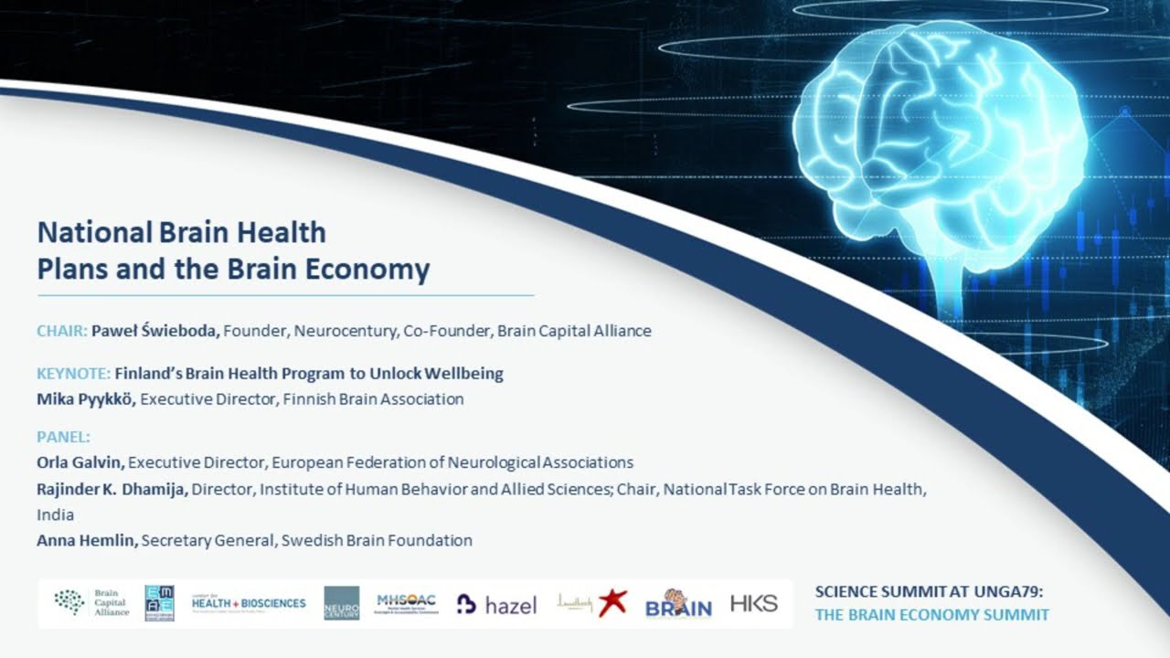 UNGA79 Brain Economy Summit: National Brain Health Plans and the Brain Economy