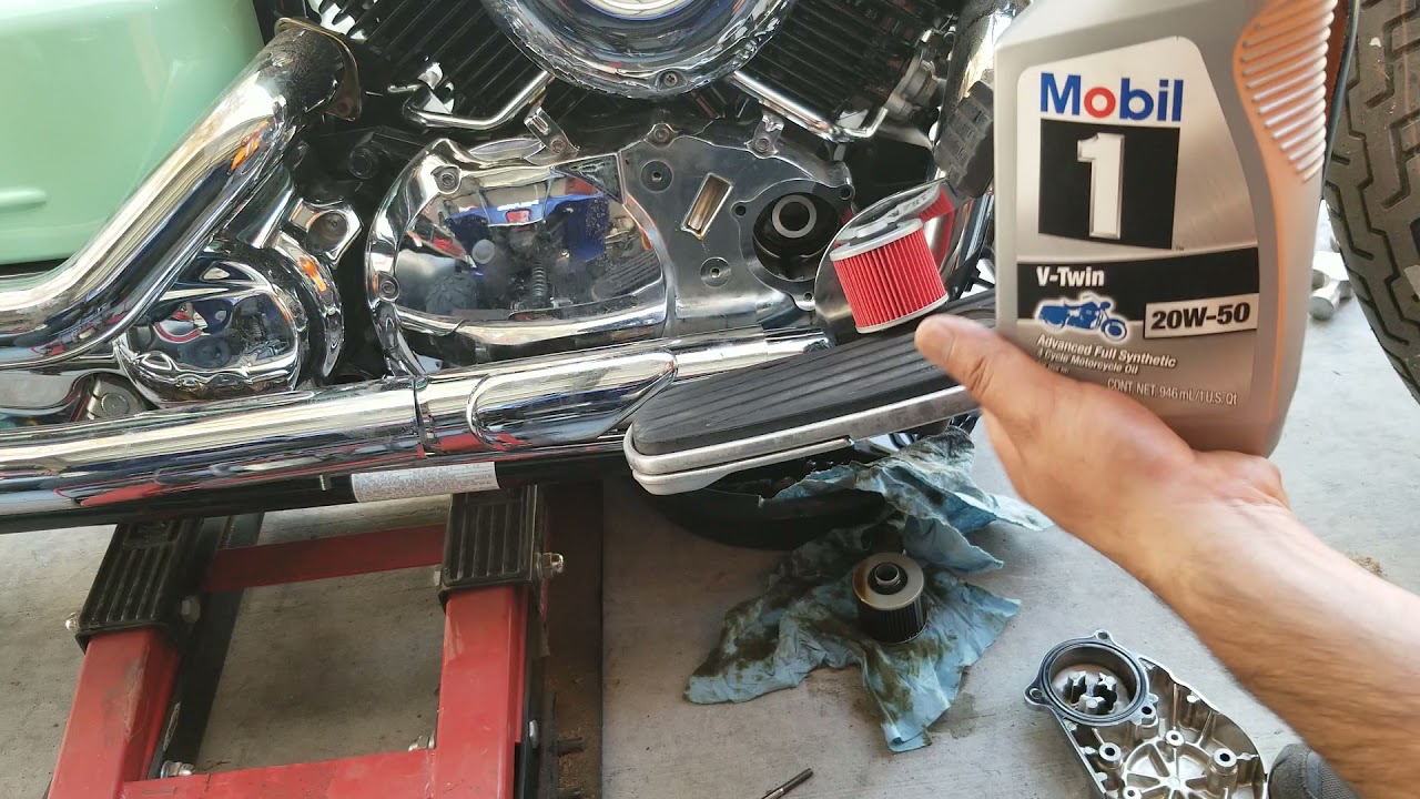 oil change Yamaha 650 vstar, bobber, cambio de aceite yamaha 650 vstar