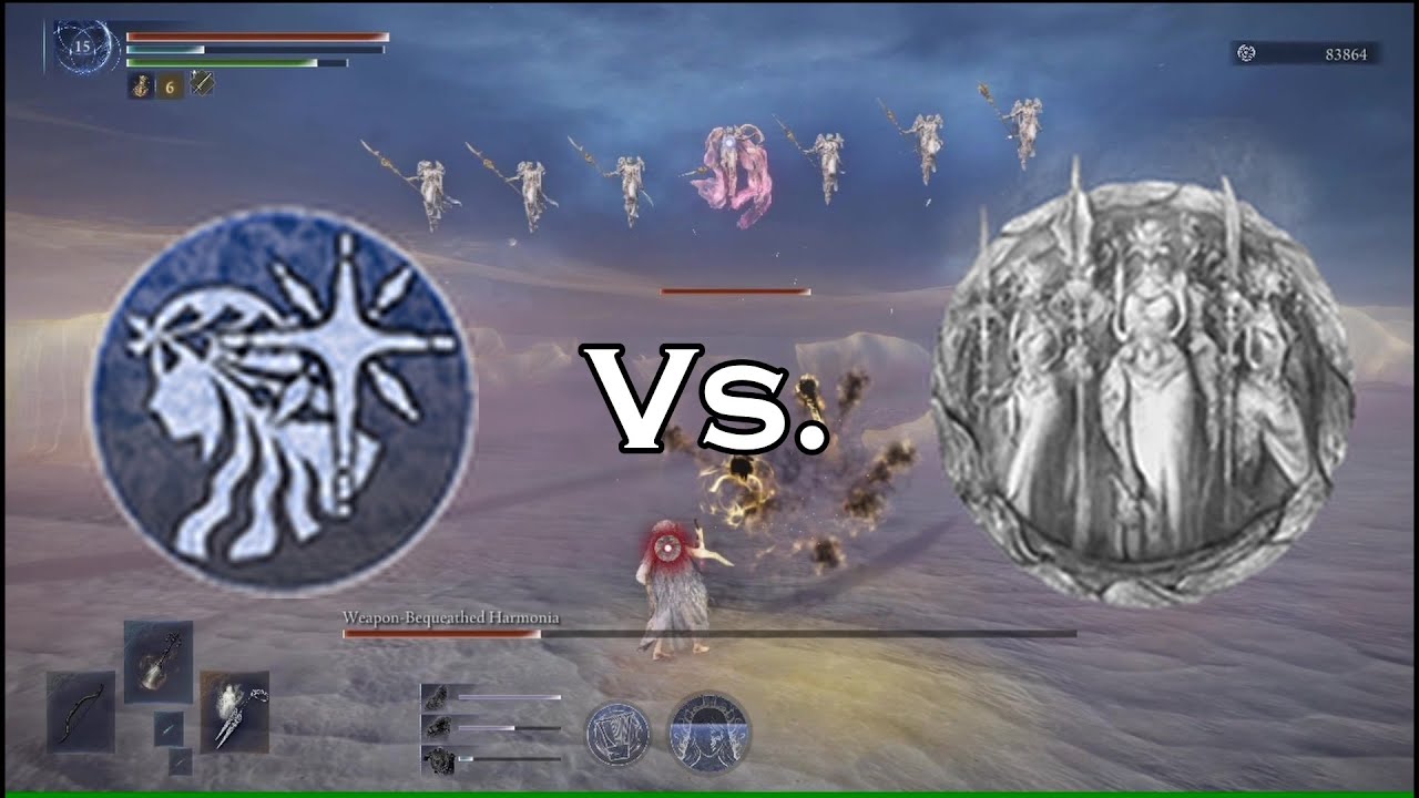 Elden Ring Nightreign - Wraith-Calling Bell Revenant Vs. Weapon-Bequeathed Harmonia