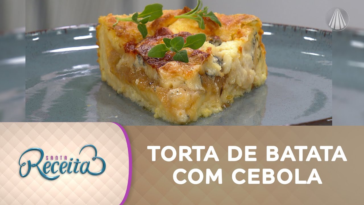 PARA O LANCHE DA TARDE! Faça uma deliciosa torta de batata com cebola