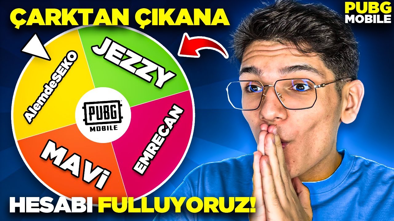 ÇARKI ÇEVİR!! ÇIKAN HESABI FULLEDİM!! - PUBG MOBİLE