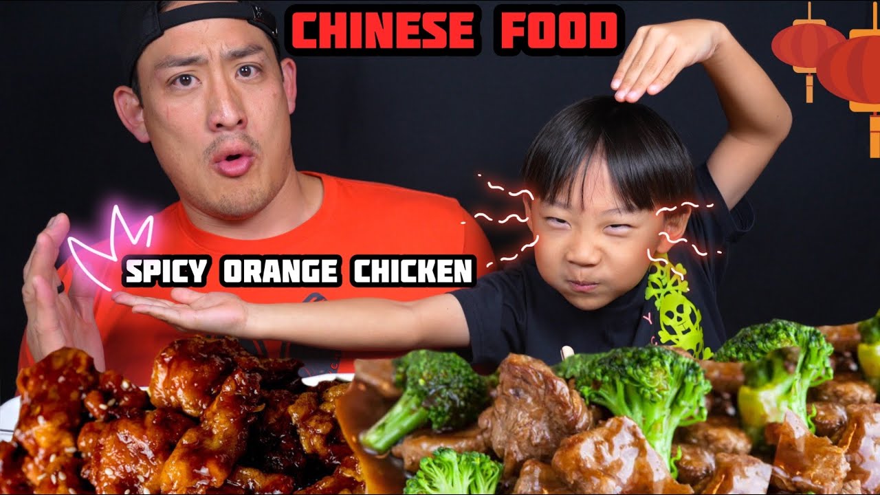 CHINESE TAKE OUT- Orange Chicken, Beef and Broccoli, Chow Mein, Fried Rice