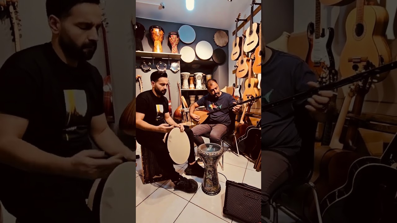 یالا شوفر.. موسیقی (کردی ،ترکی) بندیر باغلاماkurdish_Turkish #music babak&reshad #bendir#percussion