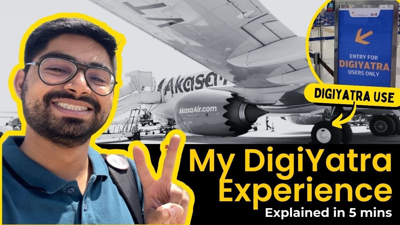 Как пользоваться приложением DigiYatra | Прямая трансляция из аэропорта | Мой опыт | Пратик Джоши